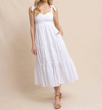 Southern Tide Sylvie Eyelet Maxi Dress In White