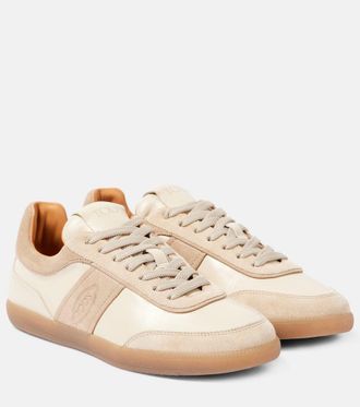 Tod's Sneakers Tabs aus Veloursleder und Leder