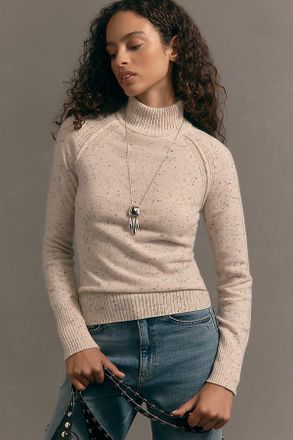 Maeve Cashmere Mock-Neck Sweater