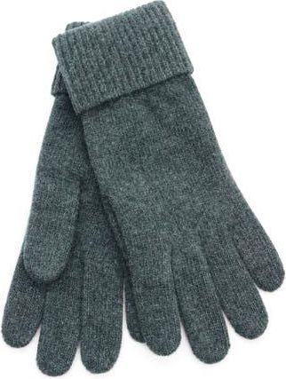 Portolano Cashmere Ribbed Gloves in Heather Charcoal at Nordstrom Rack