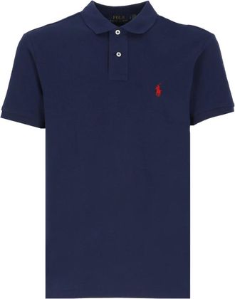 Ralph Lauren Basic Mesh Polo Shirt - Heren - Polos - Blauw - L - Katoen - Tops