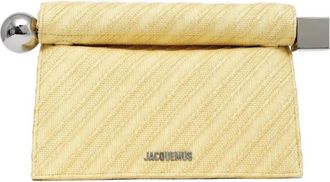 Jacquemus Yellow Rond Carre Medium Clutch