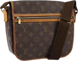Louis Vuitton Pre-owned Canvas Crossbody Tas - Dames - Vintage Schoudertas - Bruin - ONE Size - Vintage