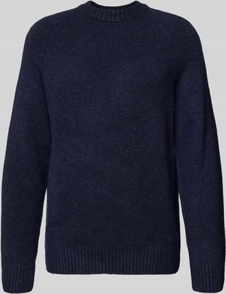 Les Deux Pullover mit Woll-Anteil Modell Gilbert in Marine, Größe XXL