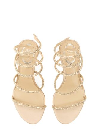 Rene Caovilla Cleo Sandal - Beige