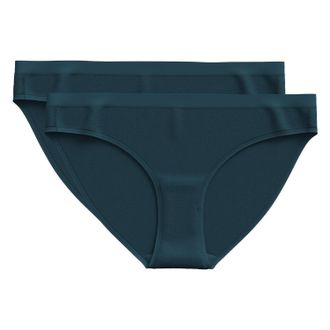 Smartwool Womens Merino Bikini Underwear - Boxed Blue L
