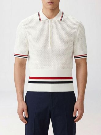 Thom Browne Polo in maglia di cotone Thom Browne