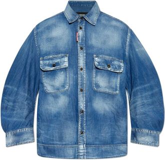 Dsquared2 Denim Jas - Dames - Spijkerjassen - Blauw - S - Denim - Jassen
