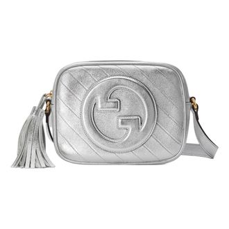 Gucci (WMNS) Gucci Blondie Small Shoulder Bag Silver 742360-AACBO-8106