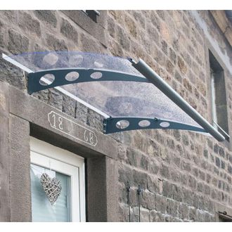 Palram Palram - Canopia Garamond Marquesina Para Puerta 135x90 Cm Transparente