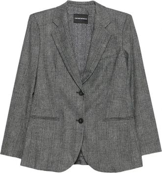 Emporio Armani Fc 181 Blazer - Dames - Blazers - Grijs - M - Wol - Jassen