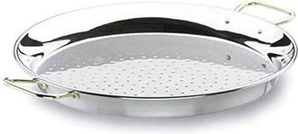 Lacor 60150- Padella per paella valenciana inox 50 cm - Lacor