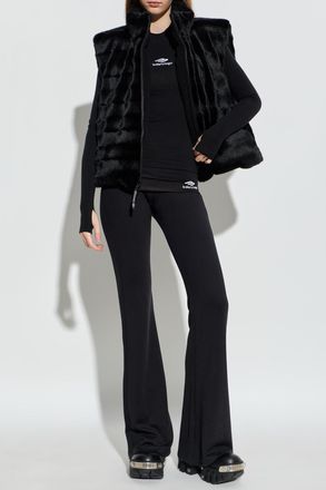 Balenciaga Reversible Vest From The Skiwear Collection, Womens, Black