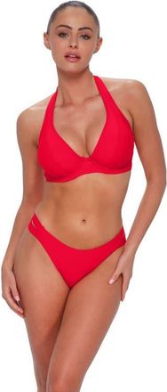 Sunsets Muse Halter Bikini Swimsuit Top - D Cup in Geranium at Nordstrom, Size 36