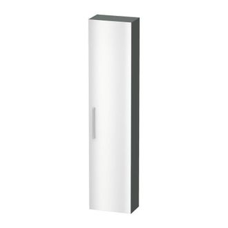 Duravit Gabinete Alto Duravit Vero, 1125, Bisagra De La Puerta Derecha, 400mm, Color (frente/cuerpo): Laca De Alto Brillo Dolomiti Grey - Ve1125r3838