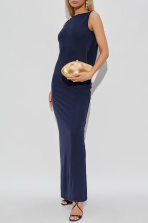 Cult Gaia Dress Basha, Womens, Navy Blue