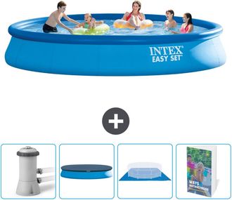 Intex Piscina Easy Set Redonda - 457x84 Cm - 7-piezas Scb101