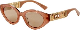 Moschino Womens 51 mm Pink Sunglasses