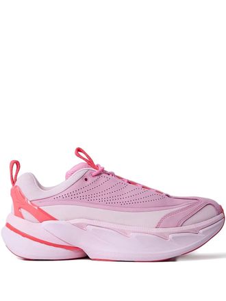 Hoka One One Elevon X perforated lace-up trainers - Pink