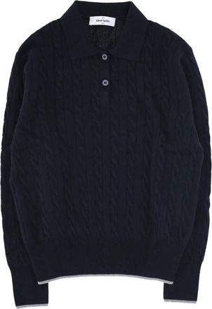 Gran Sasso Polo con bottoni - Blu