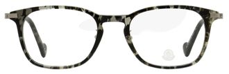 Moncler ML5078D Rounded Rectangle Acetate Eyeglasses - Gray
