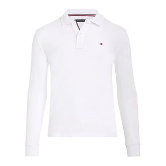 Tommy Hilfiger Polo Shirts, male, White, Size: XL Polo