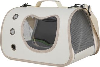 No Brand Bolsa Transportadora Para Mascotas - Bolsa De Transporte Transparente Para Perros O Gatos Peque&ntilde;os Con Asas Anchas Y Dise&ntilde;o Ligero Equipamiento Para V