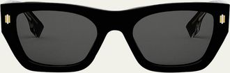 Fendi Roma Square Acetate Sunglasses