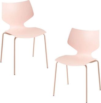 Regalos Miguel Regalos Miguel - Packs Sillas Comedor - Pack 2 Sillas Plecy - Rosa