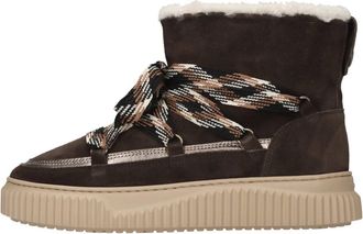 Voile Blanche Cortina Fur - Dames - Winterlaarzen - Bruin - 37 EU - Leer - Schoenen