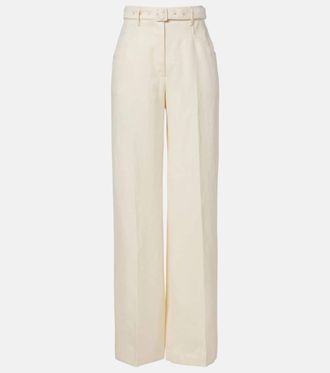 Gabriela Hearst Norman linen straight pants