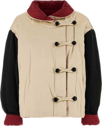 Isabel Marant Bleza Zijde Jas - Dames - Winterjassen - Veelkleurig - XS - Polyester - Jassen