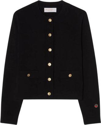 Busnel Aria Cardigan - Dames - Vesten - Zwart - M - Wol - Truien & Vesten