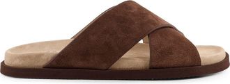 Brunello Cucinelli Low Suede Sandals-Uomo