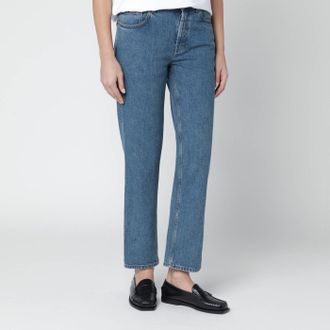 Burberry Medium-blue regular-fit jeans