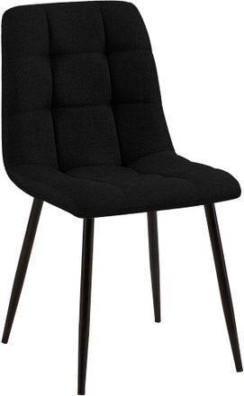 Clp Silla De Comedor Tilde Tela Negro