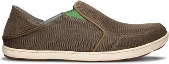 Olukai Mens Nohea Mesh Slip-On Shoe In Mustang And Lime Peel