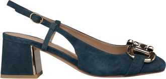 Alma En Pena Slingback Schoenen met Gesp - Dames - Pumps - Blauw - 39 EU - Leer - Schoenen