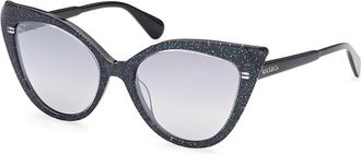 Max & Co. MO0038 05C Womens Sunglasses Black Size 56