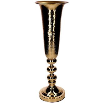 Vacchetti Jarr&oacute;n De Metal Dorado Cm16x16h55