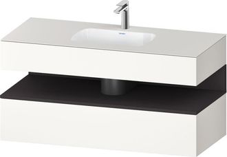 Duravit Qatego Lavabo Encastrado Con Base De Lavabo Consola, - Duravit