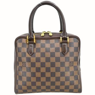 Louis Vuitton Brera Handbag Damier Brown Canvas Handbag (Pre-Owned)