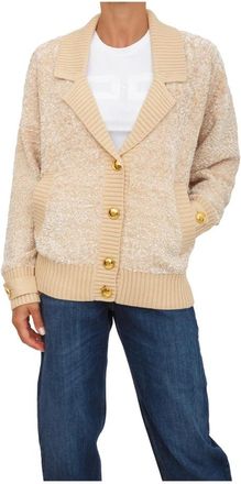 Elisabetta Franchi Donna, Maglie, Beige, S, new