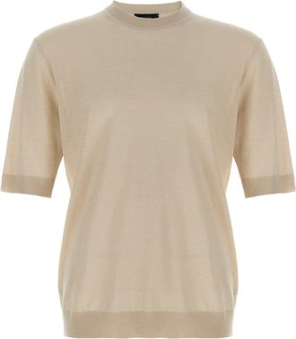 Zanone Linen Cotton T Shirt