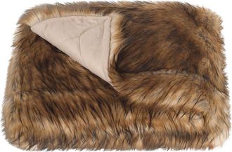 Safavieh Faux Racoon Throw