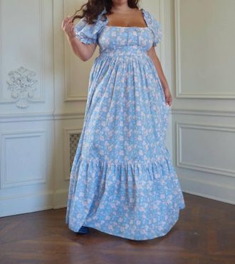 Selkie Terrace Maxi Dress In Picnic