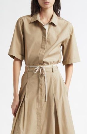 Vince Canvas Tape Button-Up Shirt in Sandbar at Nordstrom Rack, Size X-Large