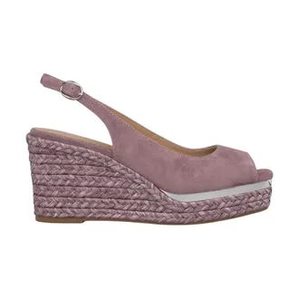 Alma En Pena Esparto Sandal - female - ALMA EN PENA - Wedges - Purple - 4 UK - Shoes