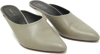 Celine Mules in pelle a punta - Grigio