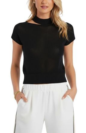 Bishop + Young Alexis Cut Out Sweater in Black at Nordstrom, Size X-Small